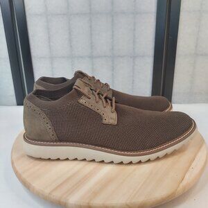 J. MURPHY BY JOHNSTON & MURPHY Brown Knit & Nubuck Leather Oxfords Men US 11M